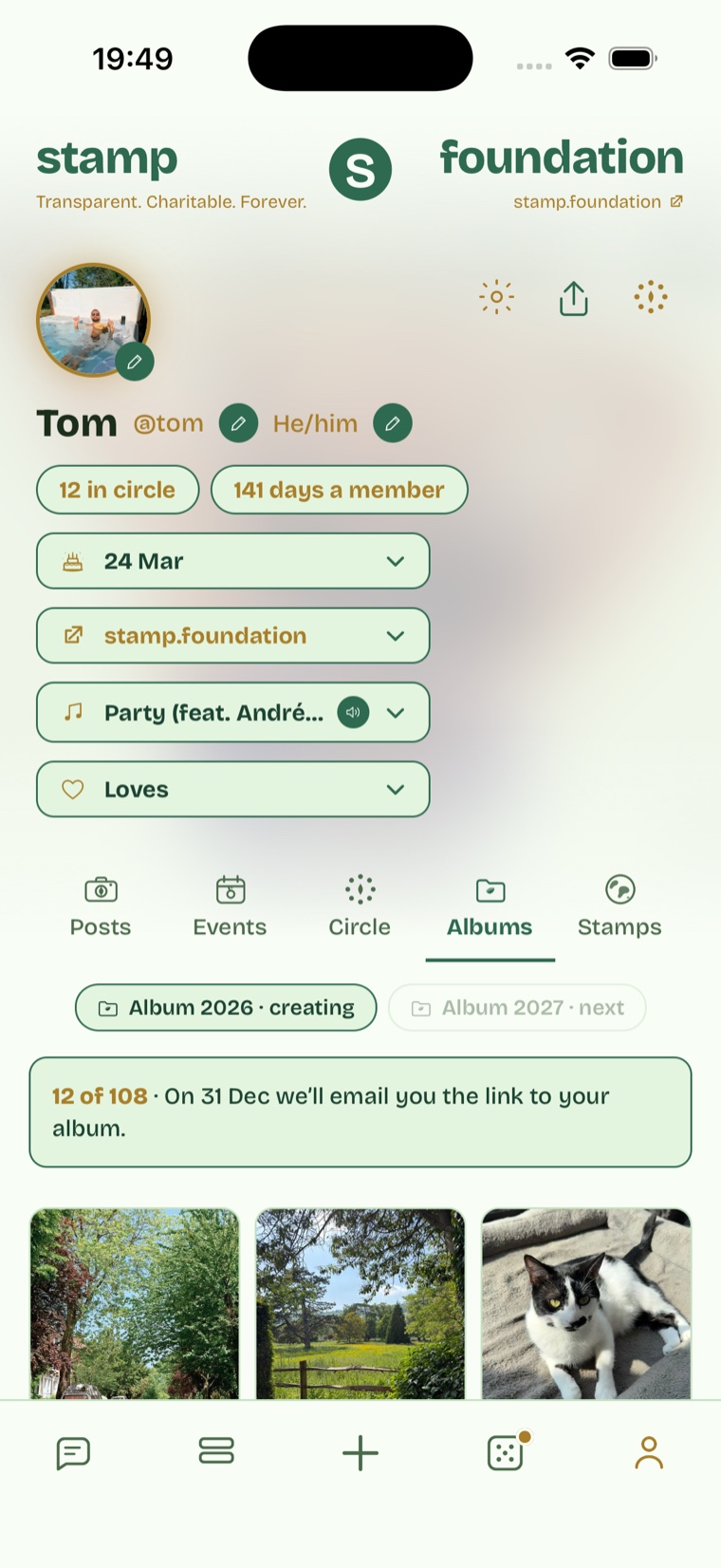 Something you would hand down, shown on an iPhone